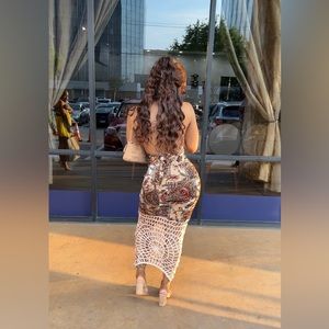 Two piece halter top set